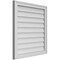Ekena Millwork Vertical Surface Mount PVC Gable Vnt: Non-Functional, w/2"W x 1-1/2"H, Brickmould Frame, 26"W x 28"H GVPVE26X2802SN - alternate 5